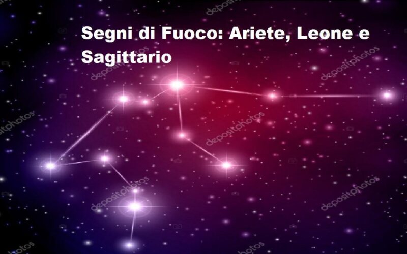 Zodiaco, segni di fuoco - Ariete, Leone e Sagittario