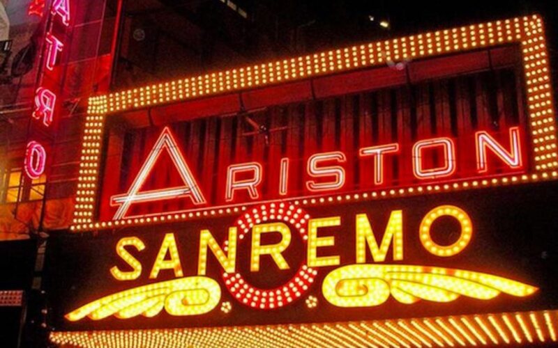 Teatro Ariston cornice Festival di Sanremo