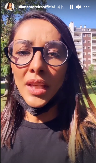 Juliana Moreira si sfoga sui social per il furto subito